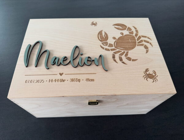 Erinnerungsbox gross Lasergravur – Bild 7