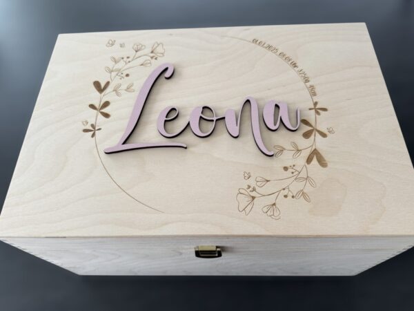 Erinnerungsbox gross Lasergravur – Bild 4